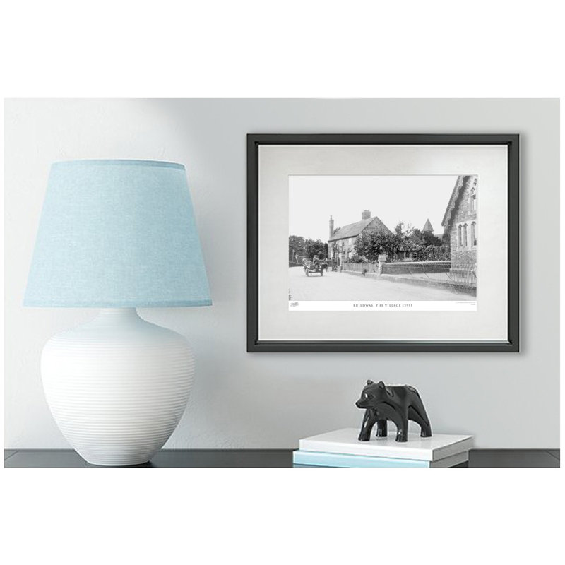 Buildwas, The Village C1955 by Francis Frith - Single Picture Frame Print, 40cm H x 50cm W x 2.3cm D