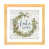 Toile avec cadre en bois beige sélectionné