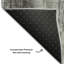 Tapis gris Cerrito AMF567 lavable à la machine de qualité supérieure-109607221
