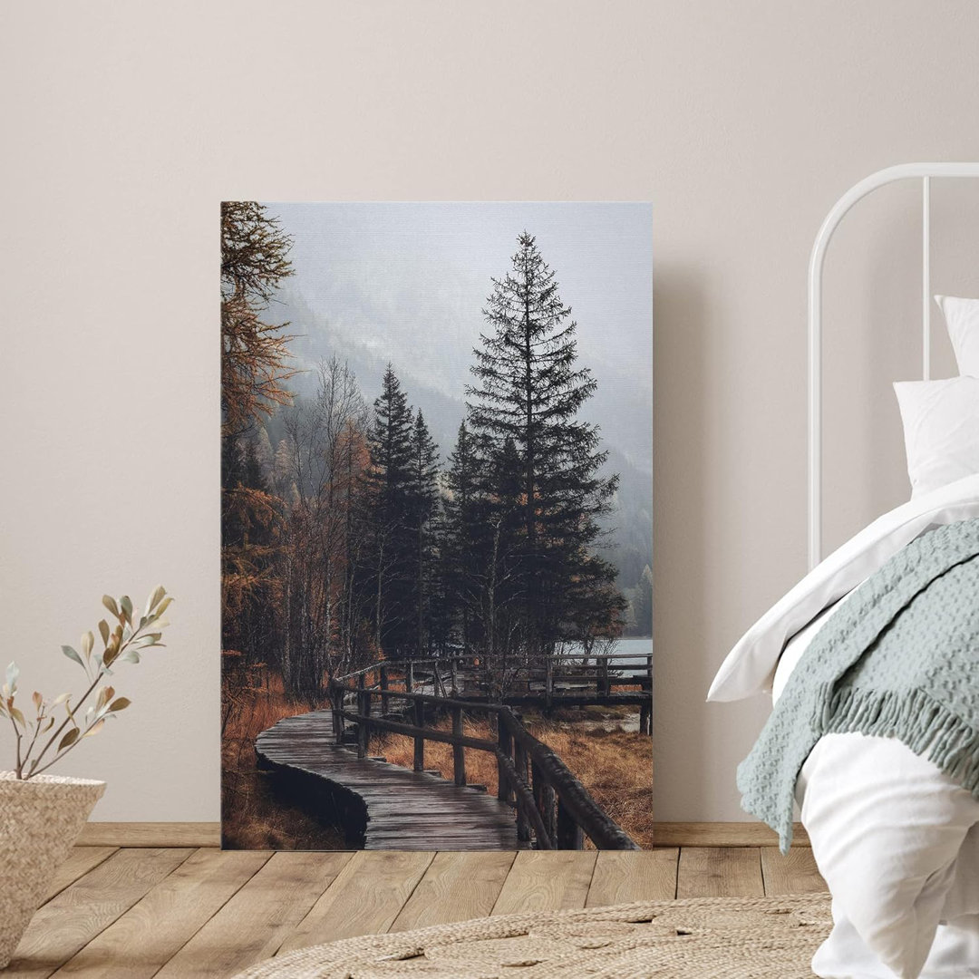 Autumn Fall " Autumn Dramatic Forest Landscape " IDEA4WALL Overall 