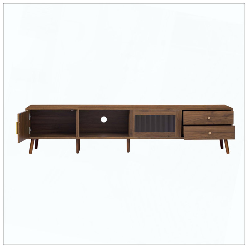 Meuble télé avec armoires de rangement Modern Minimal