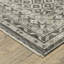 Tapis oriental rectangulaire en polyester tissé à la machine beige / gris Emerence-767833212