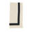 Black Ribbon Grosgrain Accent Cloth Napkins 20" W X 20" L, Set Of 4
