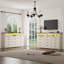 Commode 12 tiroirs 70,87 po, commode longue avec lumières DEL et station de charge, commode-1676625181