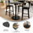 Commercial Seamless Surface Tabletop with Bar Height Round Base-2030121662-2040968396
