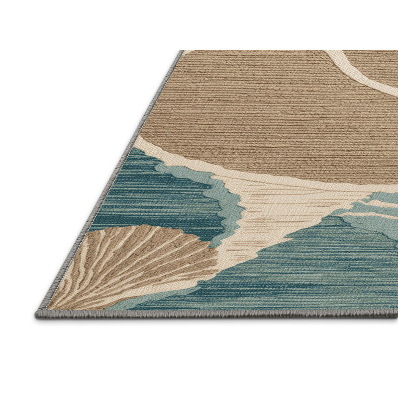  Tapis lavable Coastal Retreat, Rectangle 3' x 5'