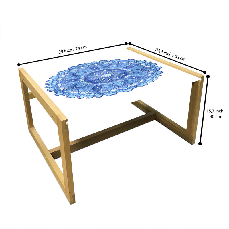 Jamiroquai Sled Coffee Table, 62cm H x 74cm W x 40cm D