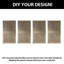 Homacer Classic Grey 26in x 84in Unassembled & Finished Diamond Design Barn Door with Non-Bypass Installation Hardware Kit, 4.5ft track, interior use only-122879096
