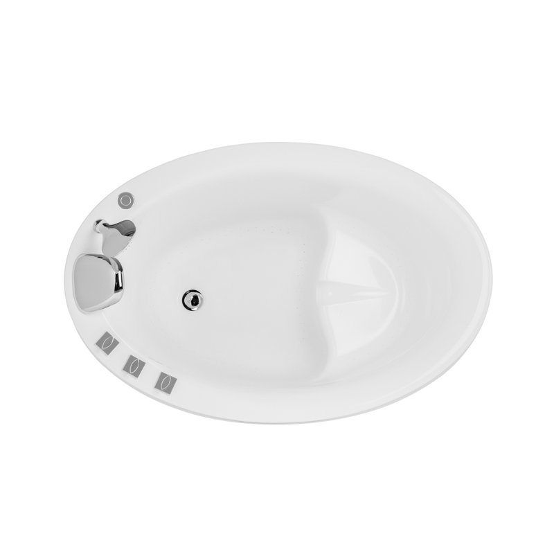 48'' x 31.50'' Freestanding Air Plastic / Acrylic Bathtub with Faucet