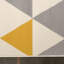 Zhora Tufted Ochre Grey Geometric Rug-34475800