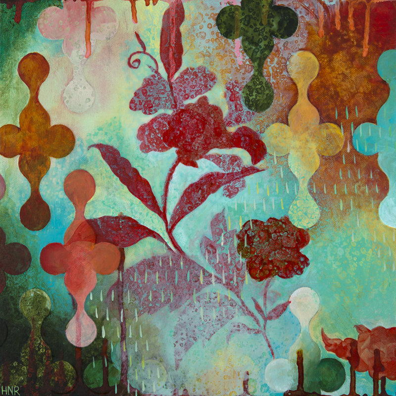 Cheerful VI by Heather Robinson - Wrapped Canvas Painting, 76cm H x 76cm W x 3.8cm D