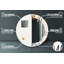 Huldar Glass Flat Wall Mirror
