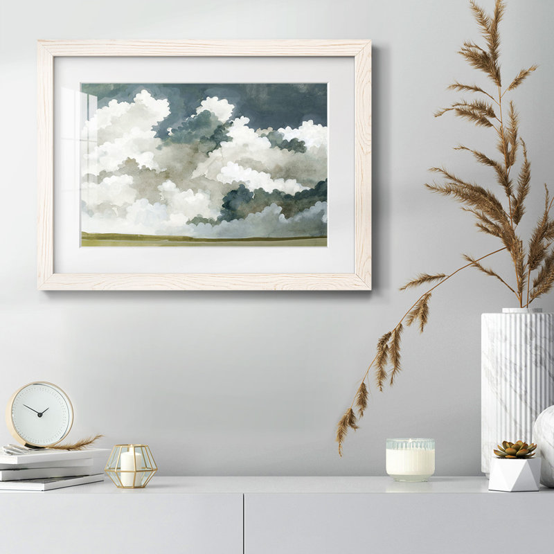 Vaste ciel neutre III, Blanc, H 28 po x l 42 po x P 1,5 po