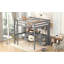 Lit mezzanine avec bureau-291486211