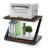 11.3'' H X 17.4'' W Desktop Printer Stand with Storage Shelf – Adjustable, Anti-Skid Feet, and Easy Assembly for Home & Office-110271147