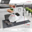 STYLISH 20 inch Over The Sink Roll-up Dish Drying Rack-55219673
