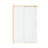 44“-48" W x 76" H Single Sliding Semi-Frameless Shower Door-113691276