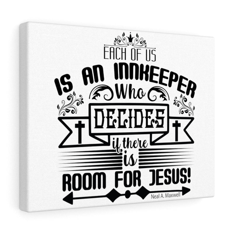 For Jesus - Wrapped Canvas Print, 28cm H x 36cm W
