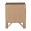 Table de chevet élégante avec rangement gris-1965283211