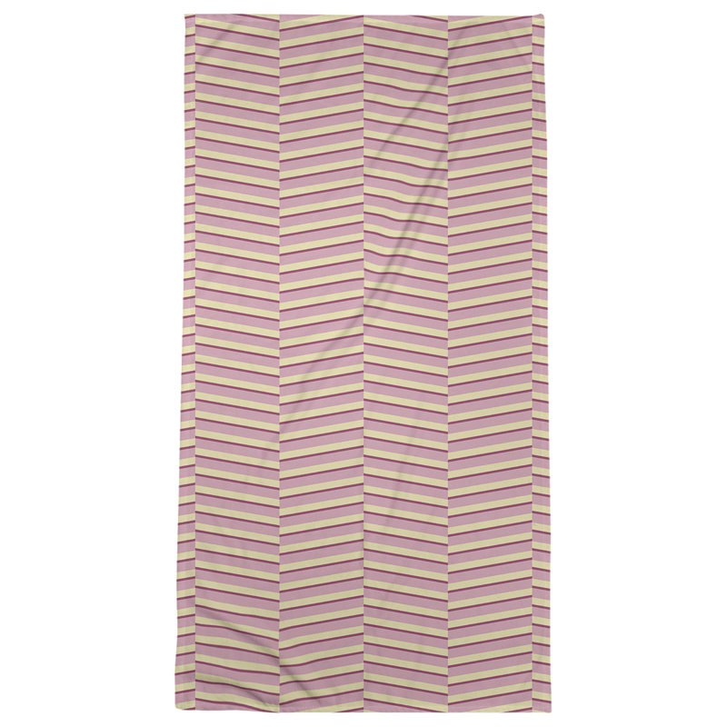 Jaya Bath Towel, Pink/Yellow