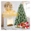 Arbre de Noël réaliste 9 pi avec 2518 pointes mixtes en PVC et 122 pommes de pin - Arbre de Noël articulé à fixation facile avec support en métal robuste-2082729874