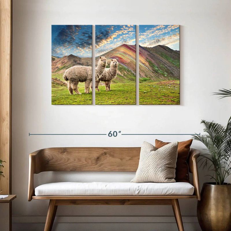 Brampt couleurs du Pérou - Palcoyo Alpacas, H 28 po x l 45 po