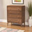 Northfield 4-Drawer Storage Chest in Walnut Finish, 37.50" H X 29.75" W X 15.50" D