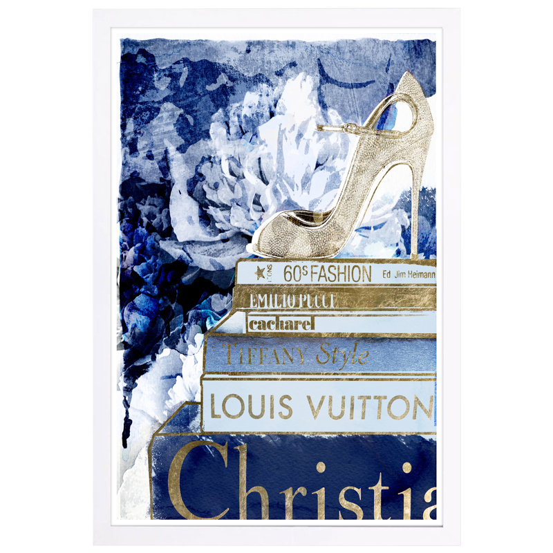 «What on My Mind», impression sur toile, H 19 po x l 13 po x P 0,75 po, Cadre blanc