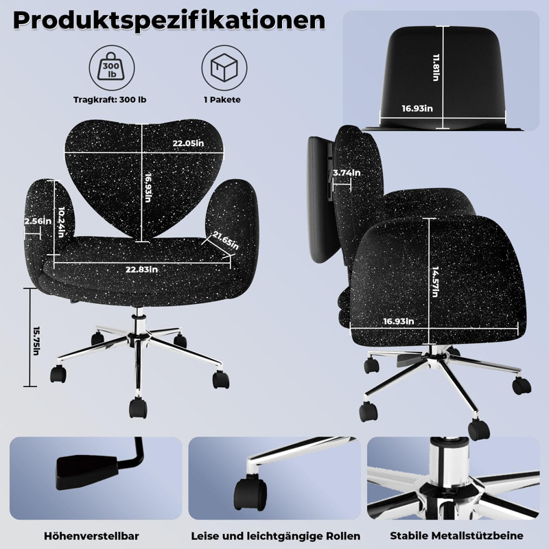 Rebrilliant Chenille Task Chair