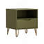 Table de chevet vert olive-133672233