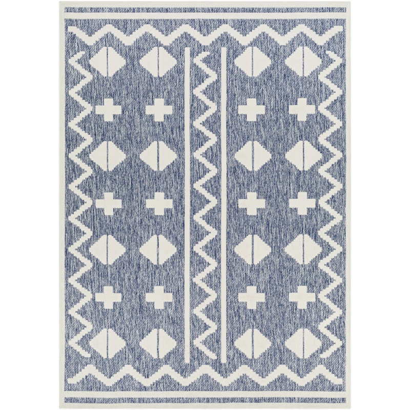 Haimowitz Indoor / Outdoor Rug, Rectangle 6'7" x 9'