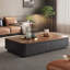 Table basse en bois massif de style médiéval