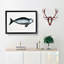 Indian Dugong by John Edward Gray - Framed Print-55576094-55576097