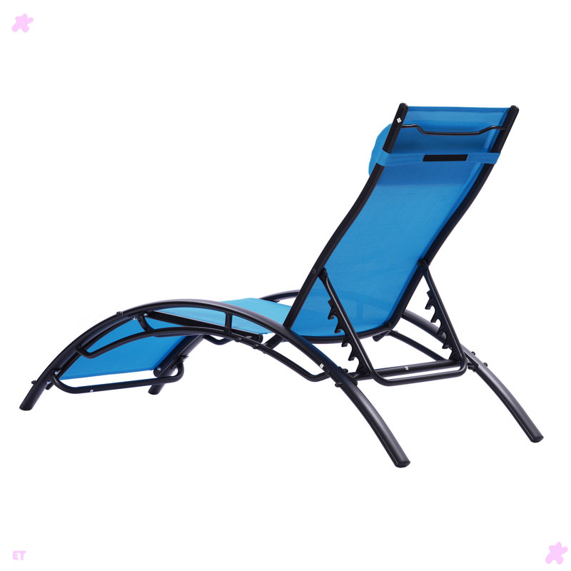 Fauteuil inclinable Caldarelli 2PCS, Bleu, Bleu