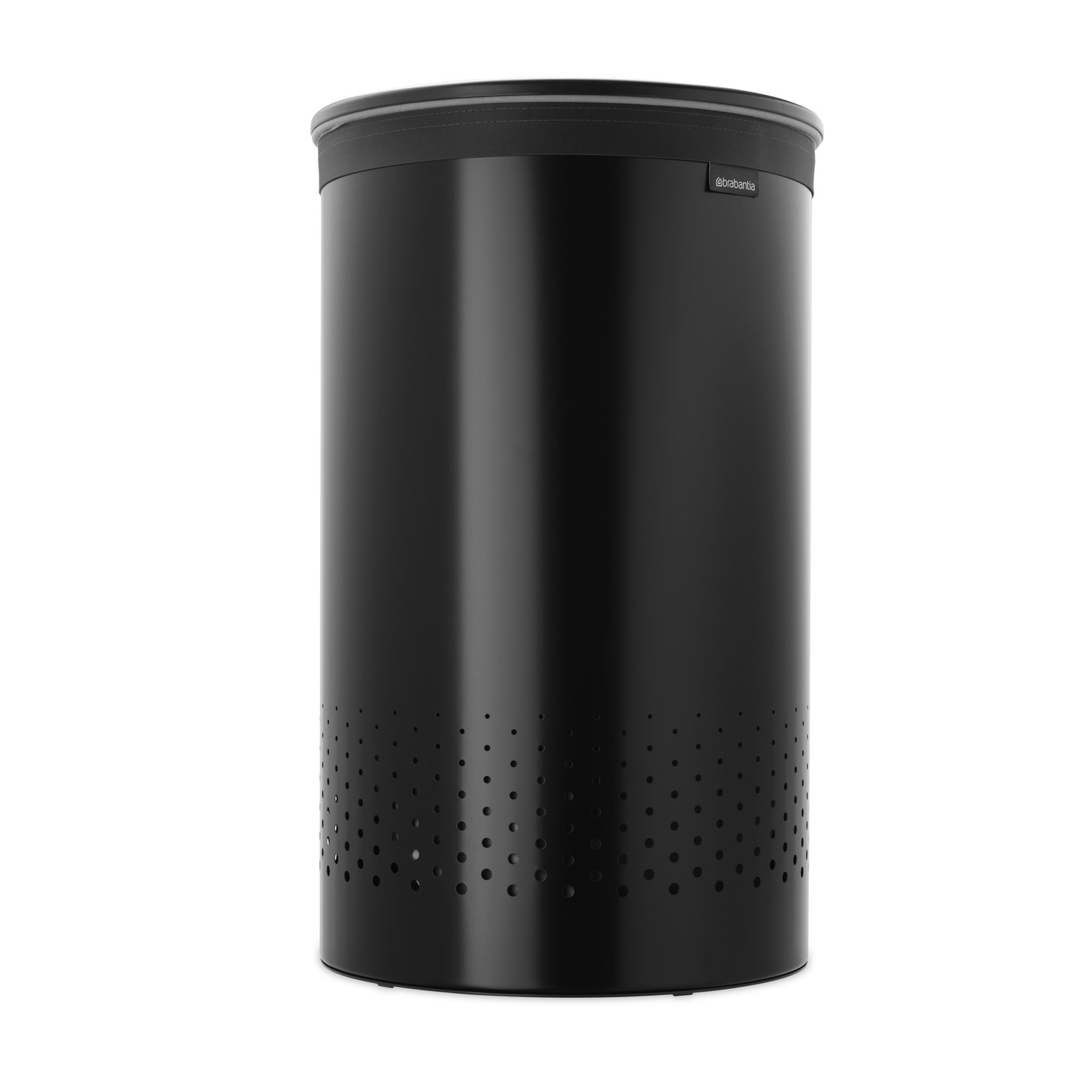 Brabantia Laundry Hamper, 16 Gallon (60 Liter), Matte Black