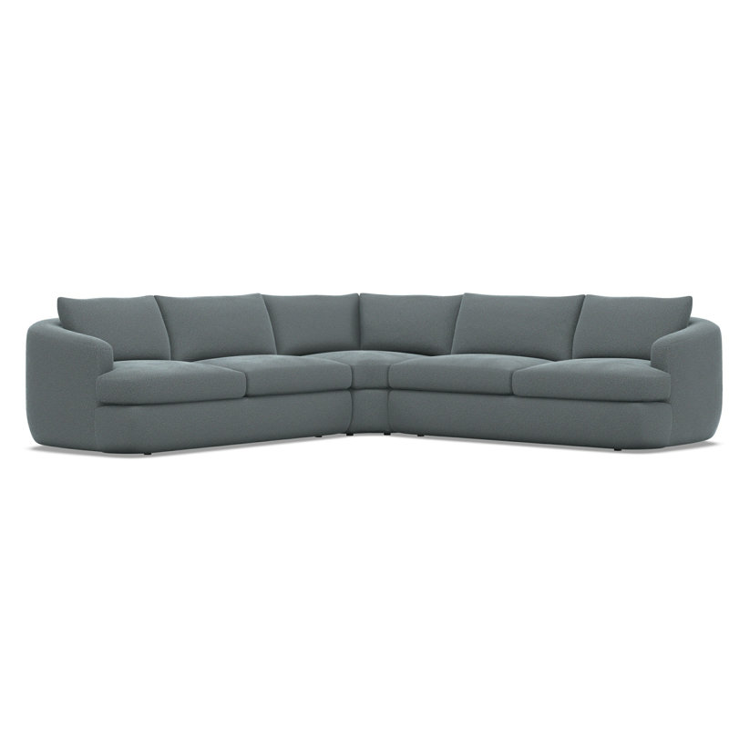 Jules Fabric 3 Pc Sectional, 1592-110