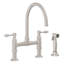 Davoli Bridge Kitchen Faucet With Sidespray-431488949
