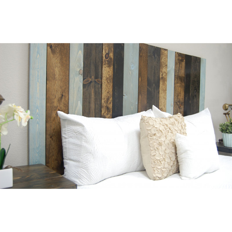 Solid Wood Panel Headboard, King