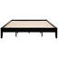 Très grand lit noir Eastern au design universel, finition élégante, support de matelas à lattes, fabrication en bois d'hévéa et en pin, lit d'installation de la tête de lit, esthétique moderne, fabriqué en pin,-130583753-130583755