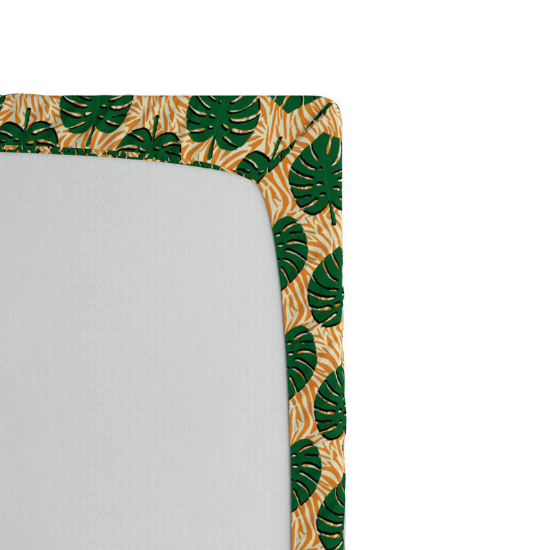 Microfiber Floral Fitted Sheet, Twin XL Fitted Sheet