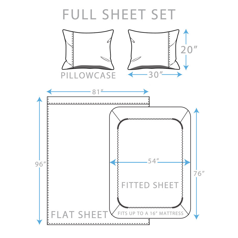 Blush Cotton Modal Jersey Knit Full Sheet Set