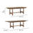 Camellia Rectangular Dining Set With Bench-128836713