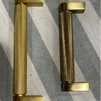 Sumner Street Home Hardware Kent Knurled 7 in. (178 mm) Satin Brass Drawer  Pull RL063125 - The Home Depot