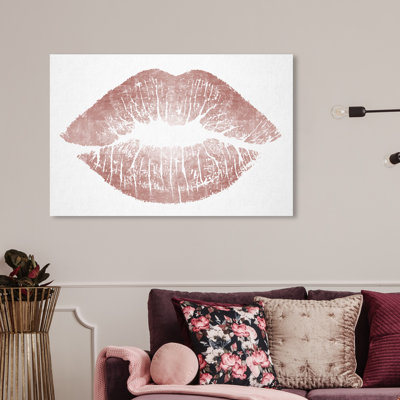 " Rose Gold Solid Kiss "