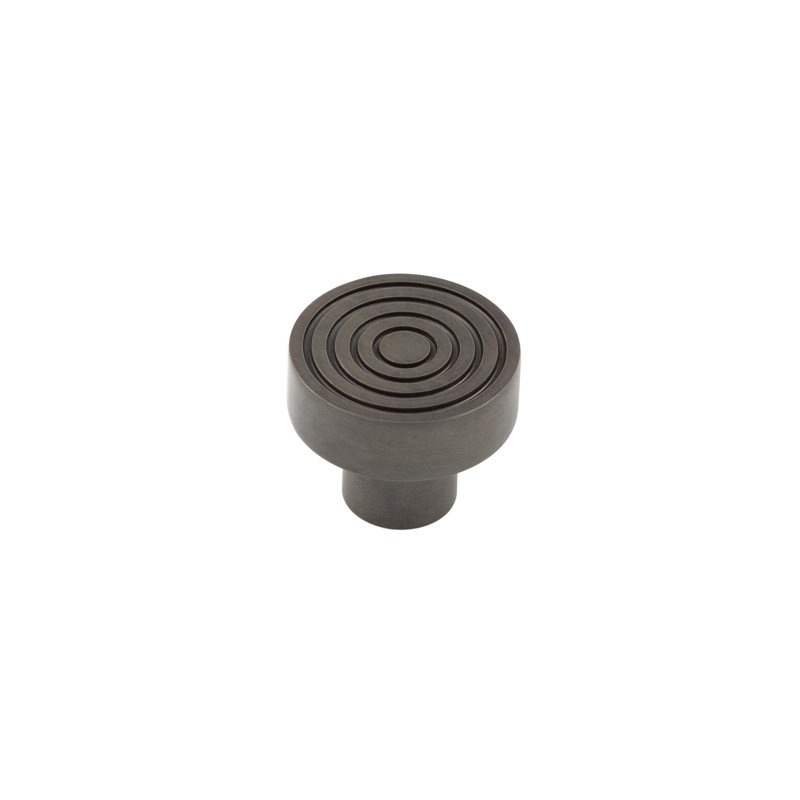 Hoxton 30mm Diameter Round Knob, Dark Bronze