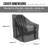 Outdoor Heavy Duty Adirondack Chair Patio Cover-252274938