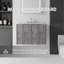 Meuble-lavabo flottant 30 po avec lavabo, porte à fermeture en douceur, comptoir en granite blanc 0,6 po et dosseret, contreplaqué-42455577-42455579-42455582
