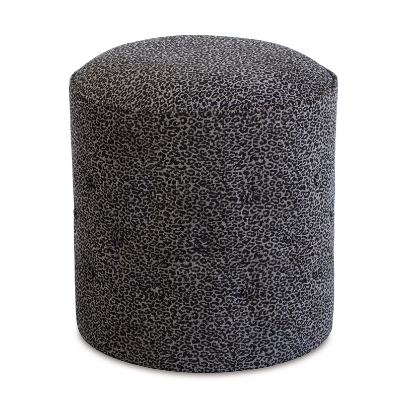 Lynx Round Ottoman