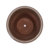 Handmade Ceramic Planter Set Of 3, 16"/13"/10" Diameter, Taupe With Horizontal Rings, For Succulents & Herbs, Indoor/Outdoor Use On Windowsill & Shelf, Breathable Clay