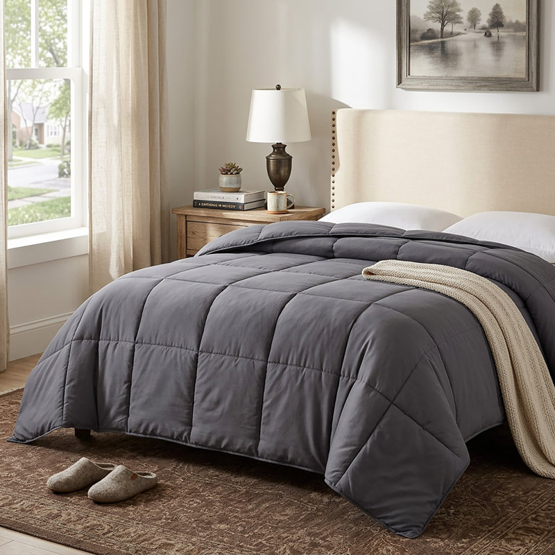 Édredon en duvet synthétique toutes saisons, Très grand californien